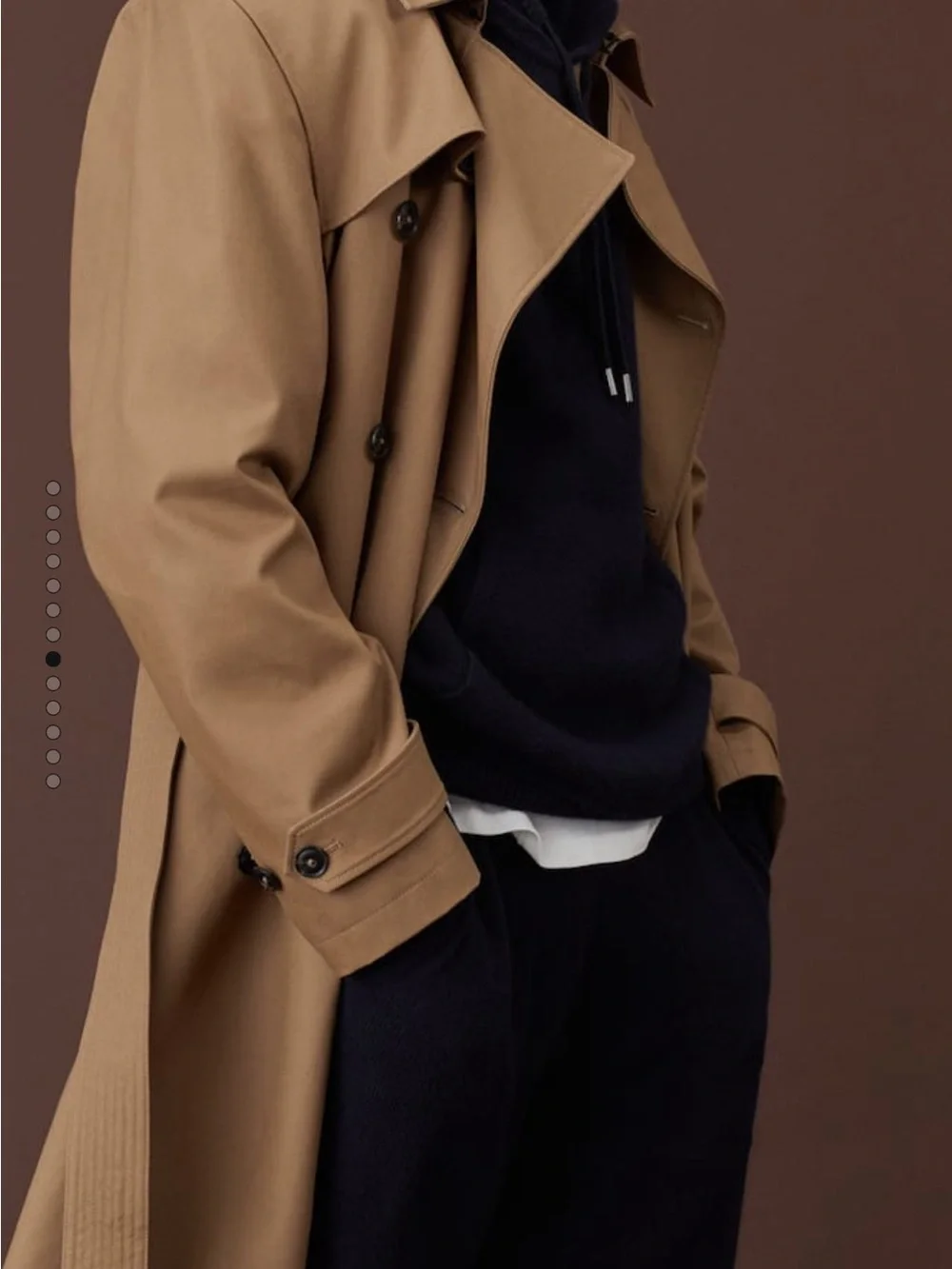 Mango Men’s Trench Coat with Belt